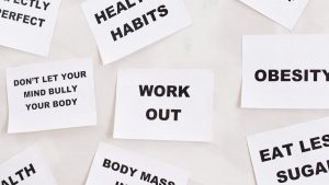 Collection of motivational health and fitness messages on cards. Inspire healthy habits and lifestyle changes.